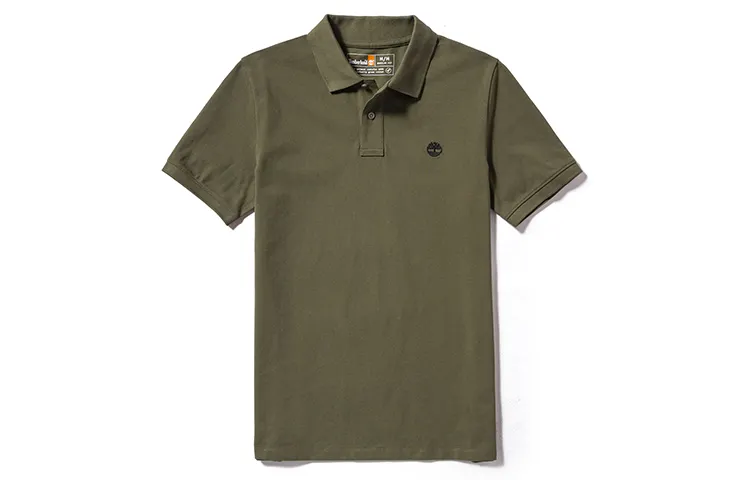 Timberland Polo Shirt Men's Army Green