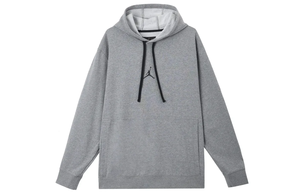 Jordan Sweatshirts Men's Gray Hooded Moderate Straight Fit