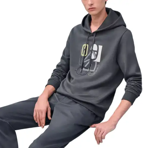 HERMES 2025 Spring Summer Collection Sweatshirt Men's Dark Gray