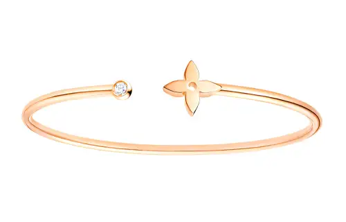 LOUIS VUITTON Idylle Blossom Twist Bracelet Pink Gold