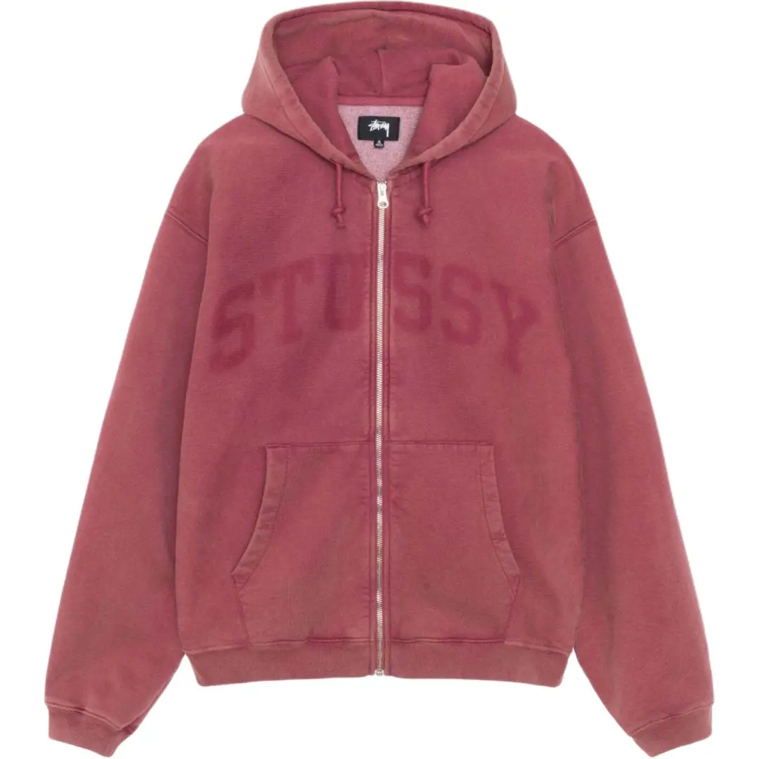 Stussy Faded Graphic Zip Hoodie