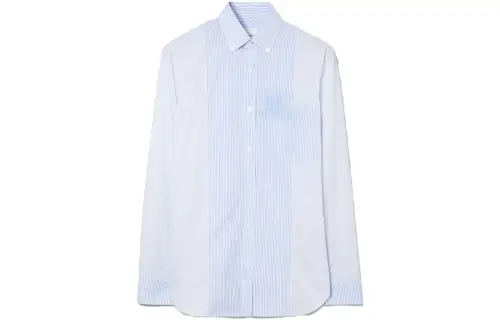 Burberry Ekd Striped Cotton Shirt