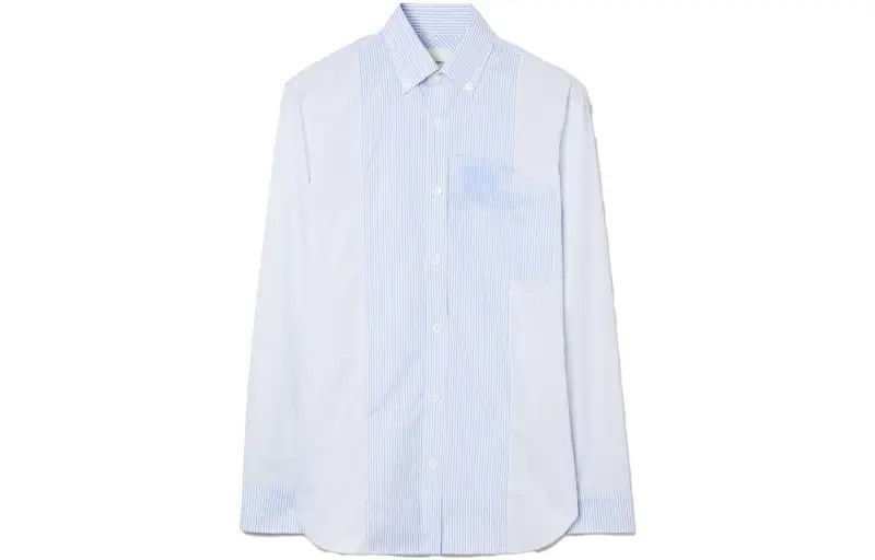 Burberry Ekd Striped Cotton Shirt