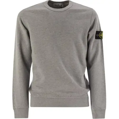 STONE ISLAND Compass Patch Crewneck Sweatshirt