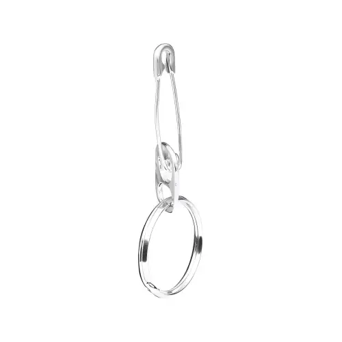 Maison Margiela Brass Earrings Women's Silver