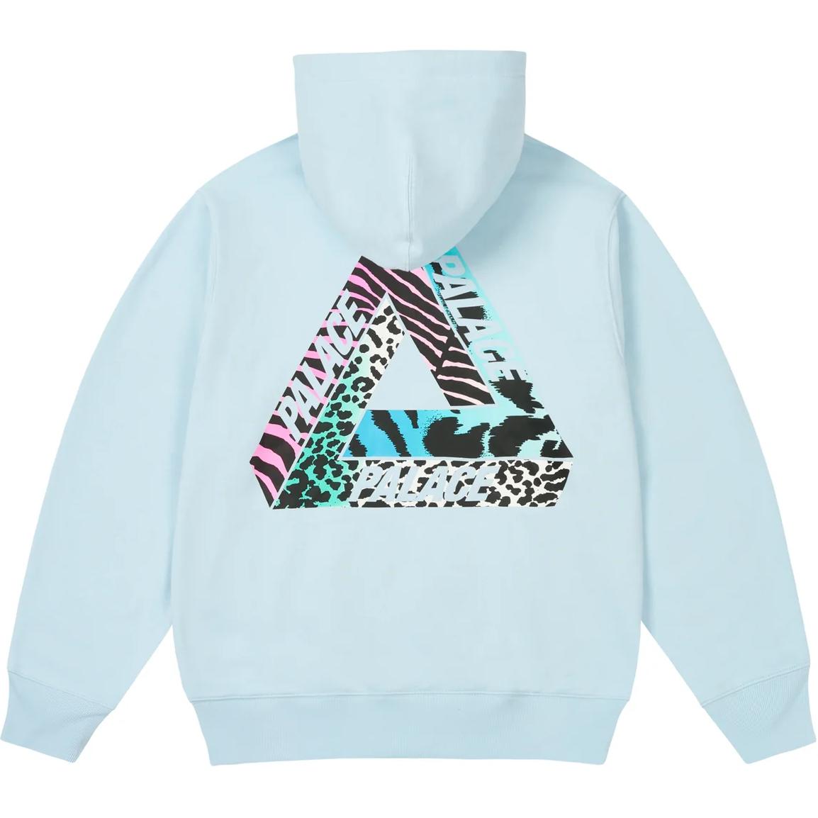 худи Palace FW24 JUNGLE DREAM HOOD (светло-синее)