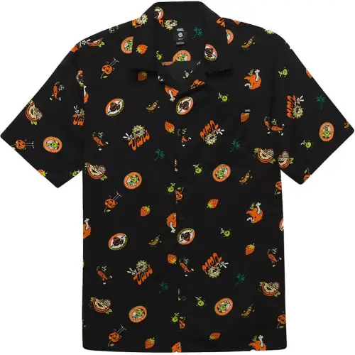 Vans Shirts Men's Black Lapel Moderate Other