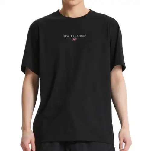 New Balance NB UNI T Shirt Men's Black