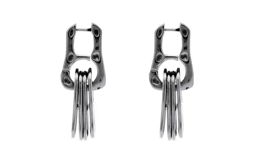 Balenciaga Brass Earrings Women's