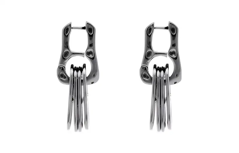 Balenciaga Brass Earrings Women's
