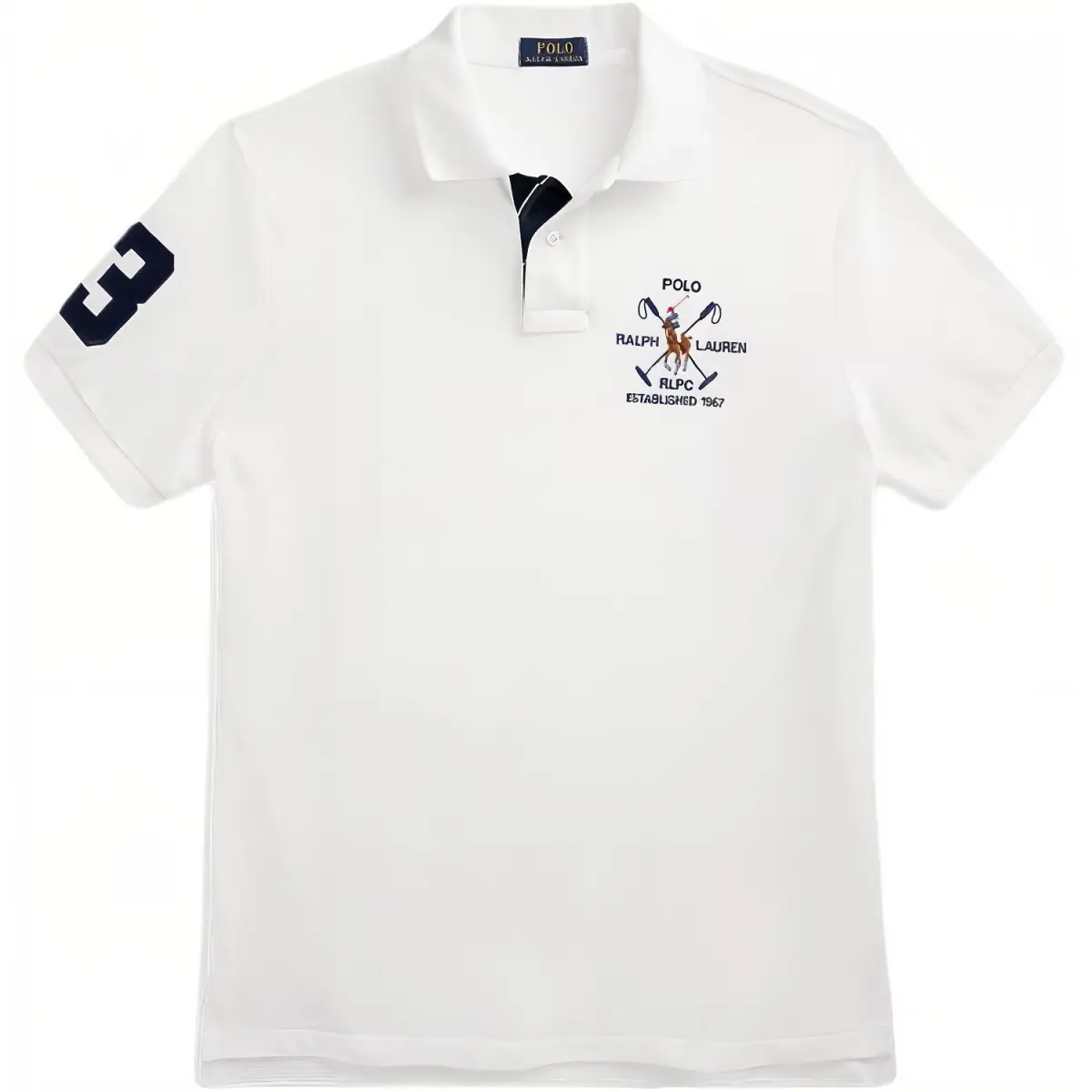Polo Ralph Lauren Polo Shirt Custom Slim Fit Men's White
