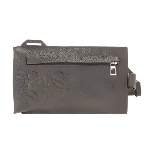 LOEWE Grain Calfskin Wallet Women's Green