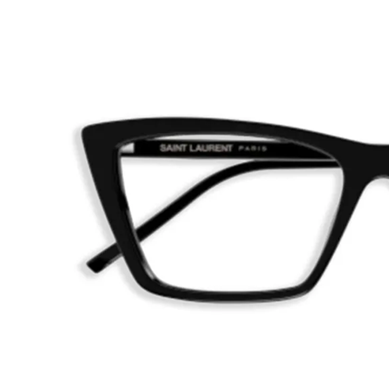 Очки С Оправой В Виде Нерегулярной Формы SAINT LAURENT (черные) — фото 3