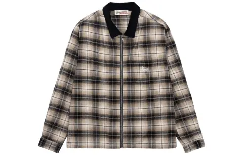 Stussy Frank Plaid Zip Shirt