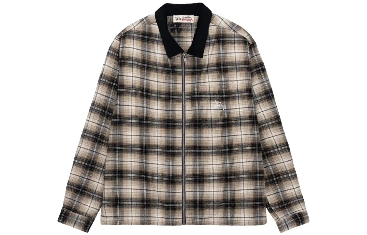 Stussy Frank Plaid Zip Shirt