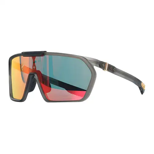Chrome Hearts Irregular Shape Sunglasses Men's Brown