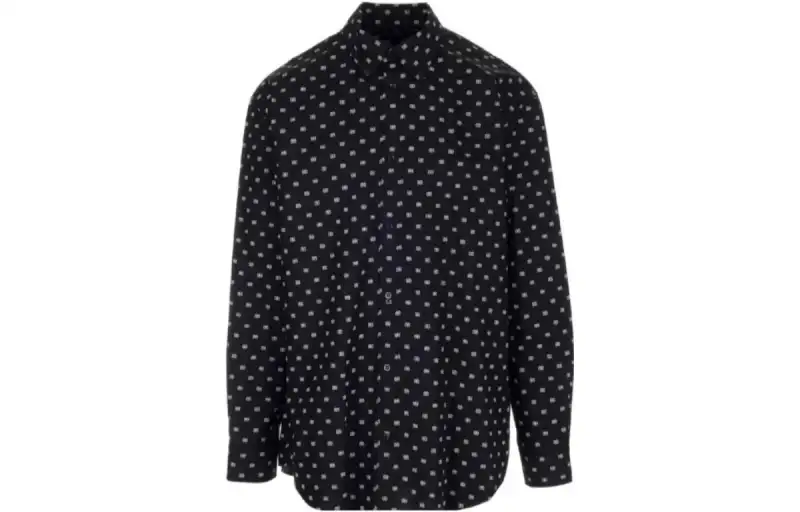 Balenciaga Shirt Loose Fit Unisex Black