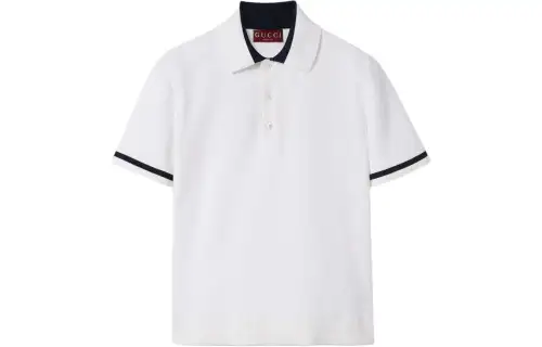 Gucci contrast-trim polo t-shirt
