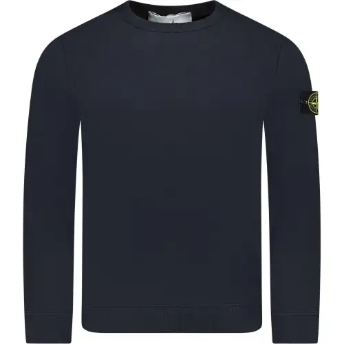 STONE ISLAND Compass Patch Crewneck Sweatshirt