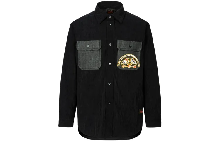 EVISU Shirts Men's Black Moderate