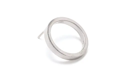 Maison Margiela Logo engraved Hoop Earring