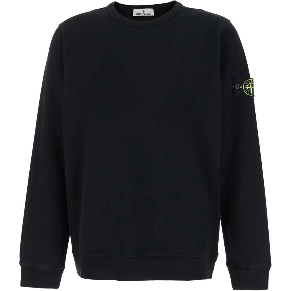 STONE ISLAND Compass Patch Crewneck Sweatshirt