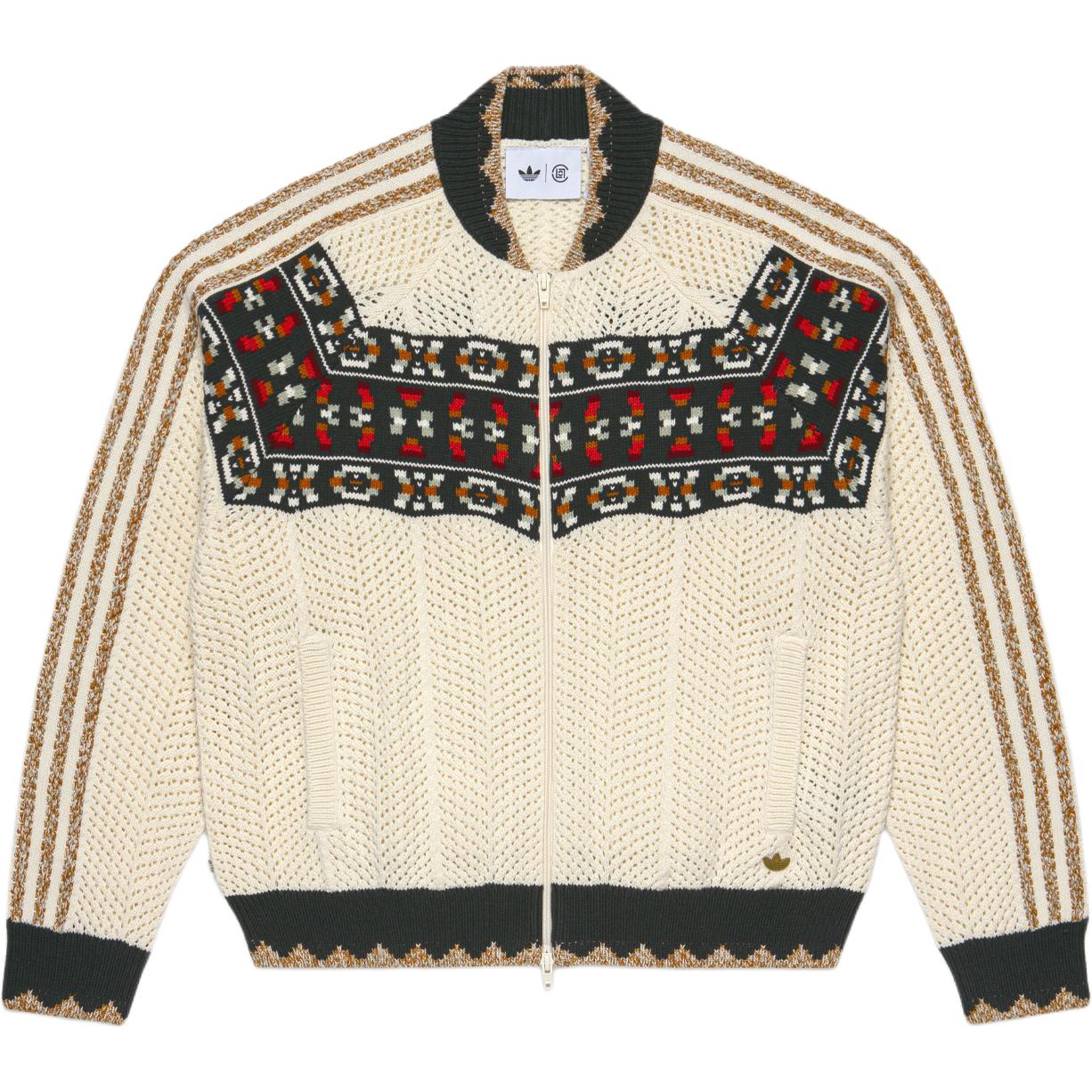 Кофта adidas originals x CLOT Edison Chen Crochet SST (молочная)