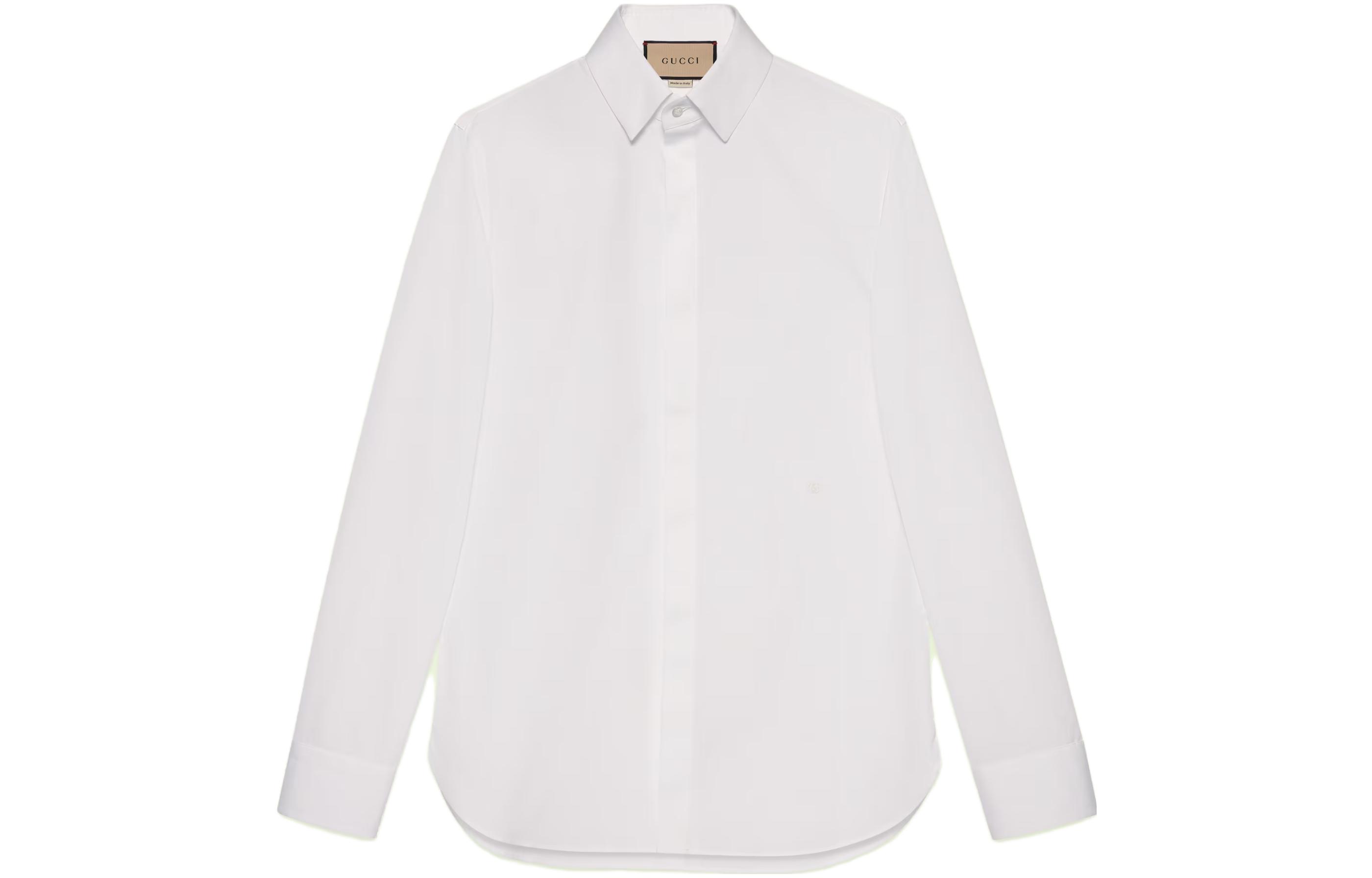 GUCCI Cotton Silk Shirt With Double G