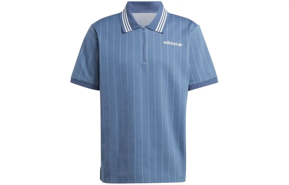 Adidas Originals Polo Shirt Men's Blue