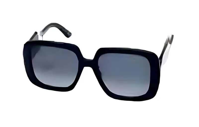 DIOR Acetate Square Sunglasses Women's Blue