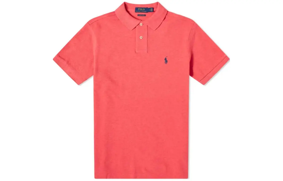 Polo Ralph Lauren Polo Shirt Custom Slim Fit Men's Red