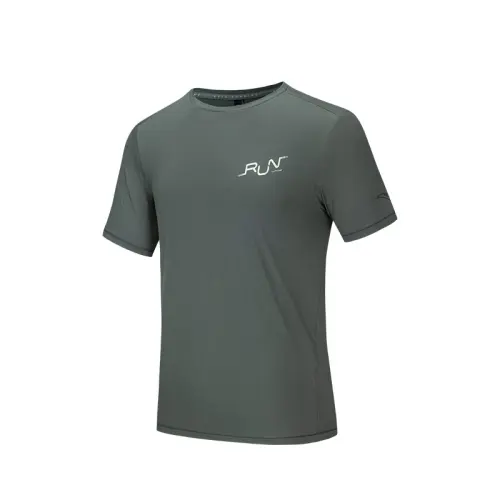 Anta Running Collection T Shirt Men's Journey Green