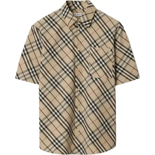 Burberry checked cotton shirt