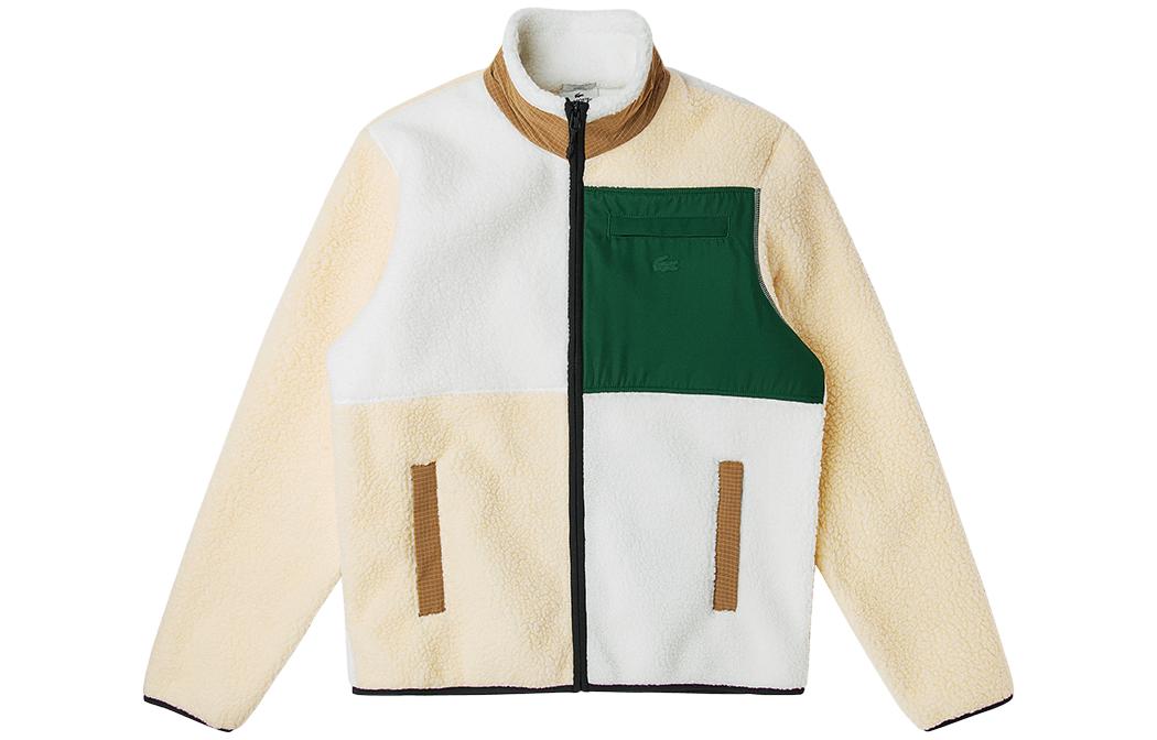 Свитшот LACOSTE (бежево-желтый)