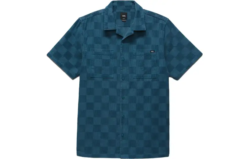 Vans Pavelski Shirts Men's Blue Lapel Moderate Other