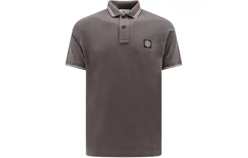 STONE ISLAND Compass-patch Polo Shirt