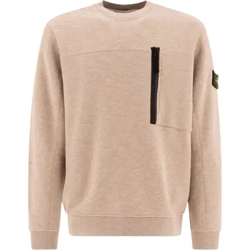 STONE ISLAND Chest Pocket Front Yoke Sweatshirt