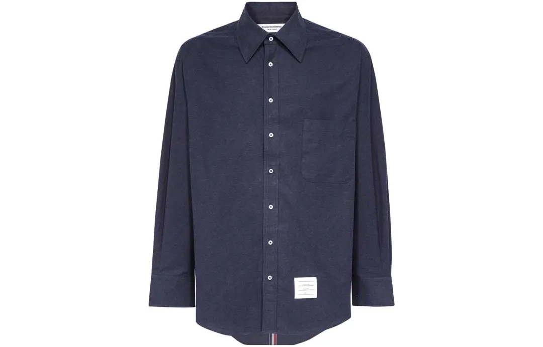 THOM BROWNE Rwb Striped Oversized Shirt