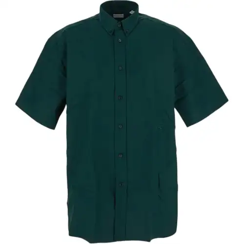 Burberry Logo Embroidered Short Sleeved Shirt