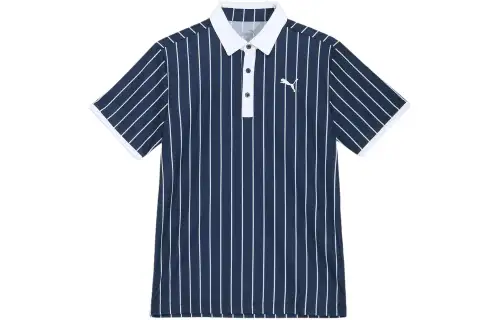 PUMA AOP Polo Shirt Men's Marine Blue