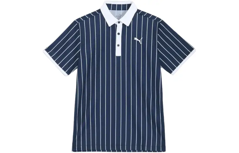 PUMA AOP Polo Shirt Men's Marine Blue