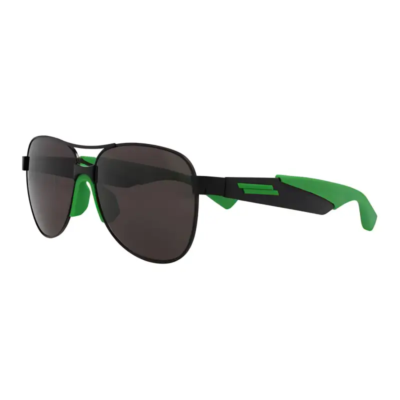 Bottega Veneta Metal Aviator Sunglasses Men's Black
