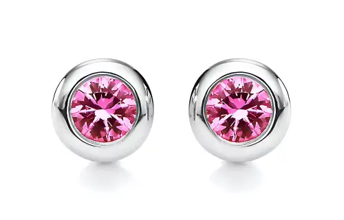 TIFFANY & CO. Sapphire, Sterling Silver Stud Earrings Women's Silver