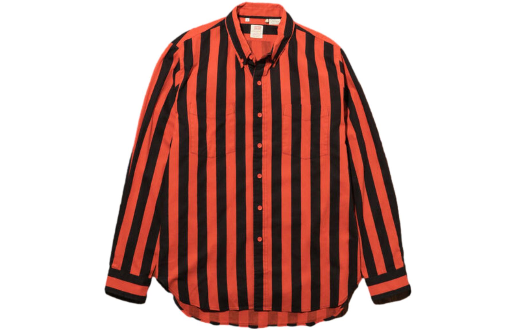 Levis Shirts Men's Stripes Pointed Collar Moderate Shirt