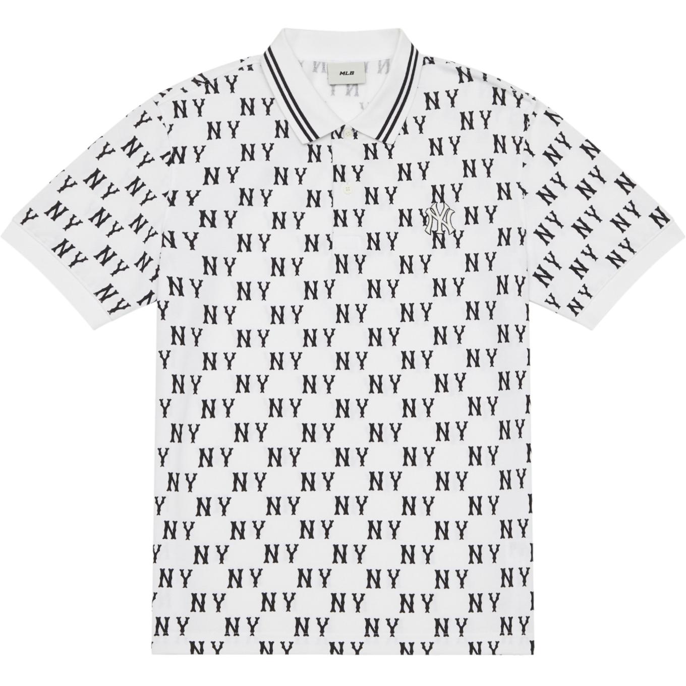 Футболка MLB Monogram NY Yankees (слоновая кость)