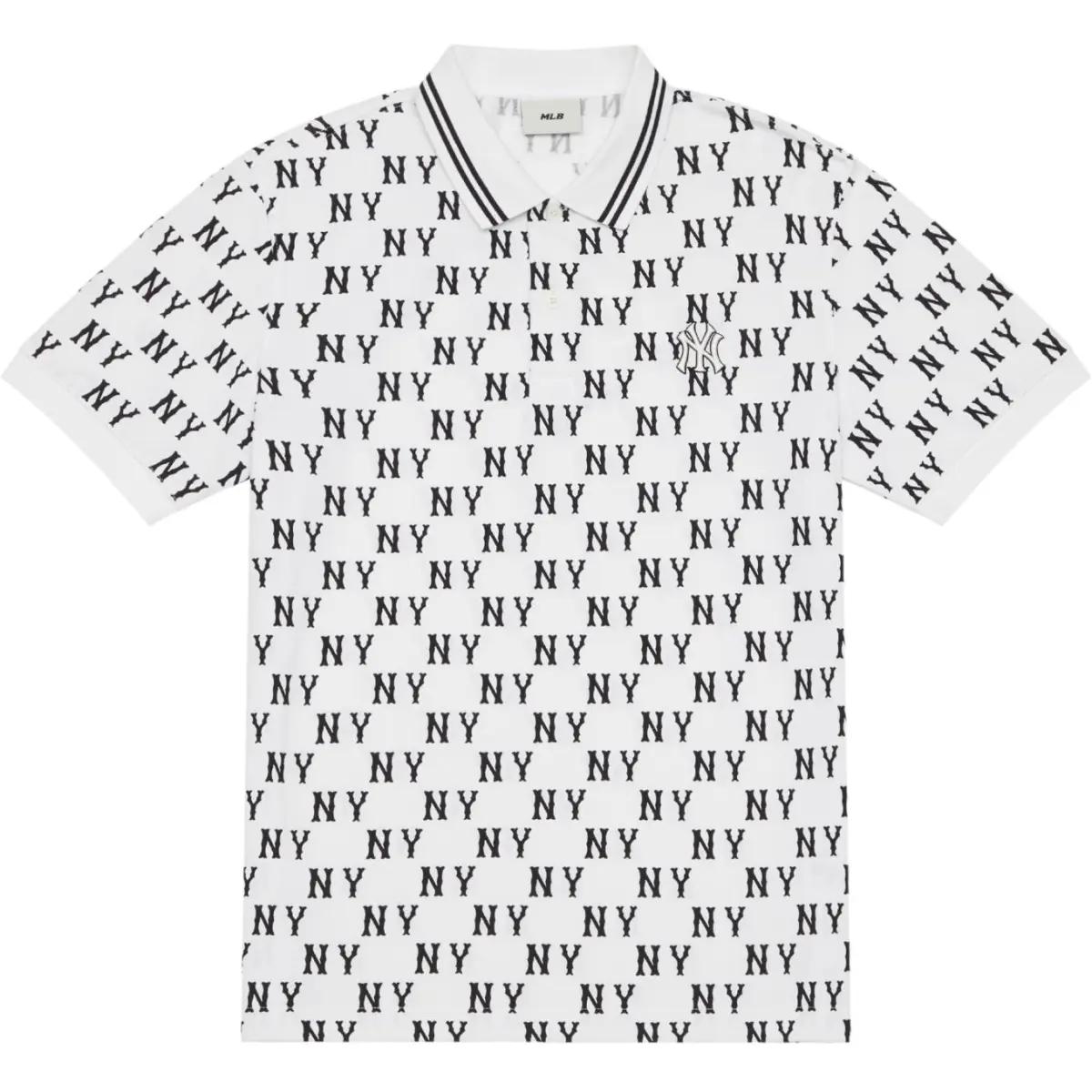 MLB MONOGRAM SS24 Polo Shirt Unisex Ivory White