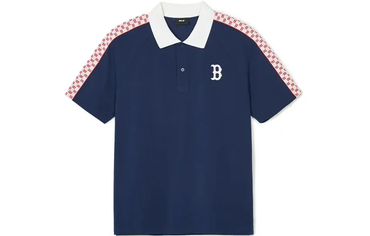 MLB Boston Red Sox Polo Shirt Men's Marine Blue