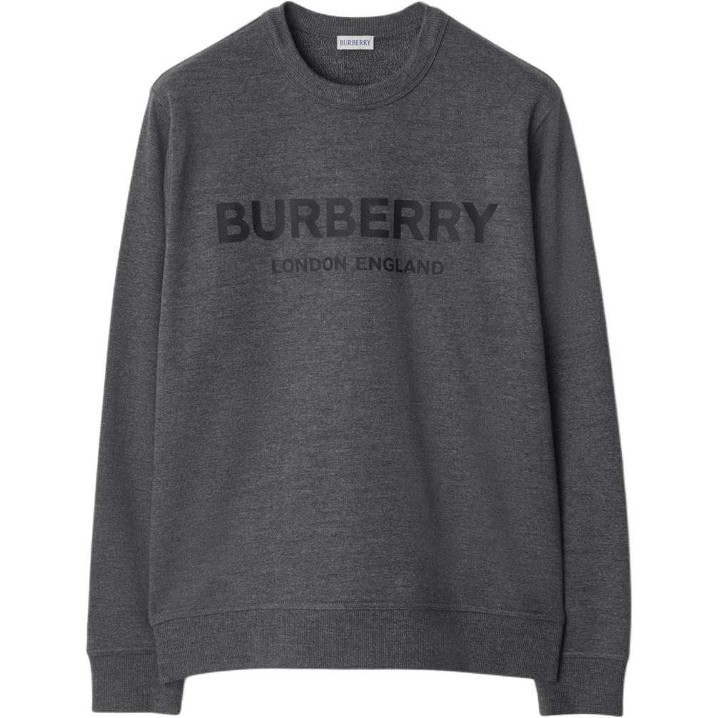 Мужское худи Burberry Logo (серое)