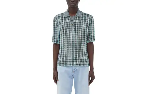 Bottega Veneta SS24 Polo Shirt Men's Black