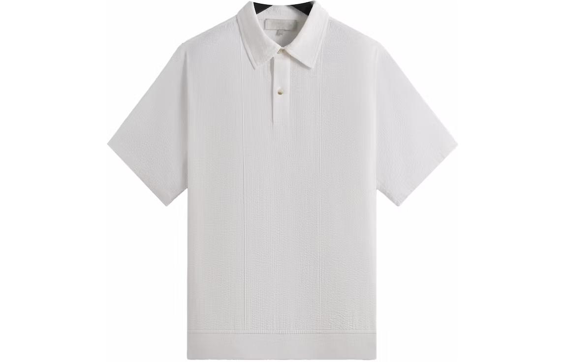 LOEWE Polo Shirts Men's White Polo Collar Moderate Other